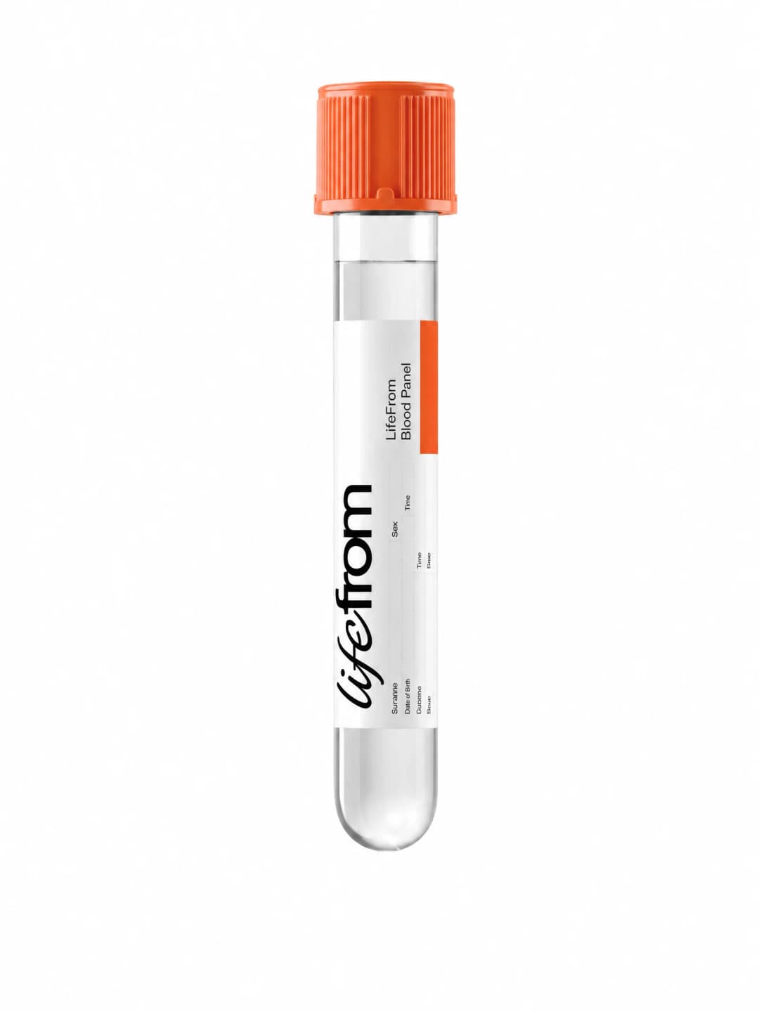 The LifeFrom blood panel collection tube